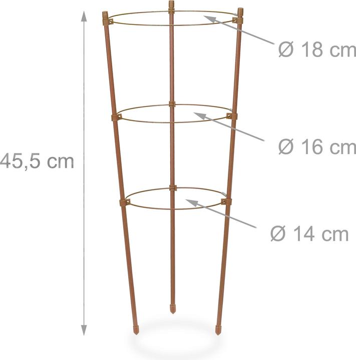 Produktbild Relaxdays Rankhilfe (22 cm, 22 cm)
