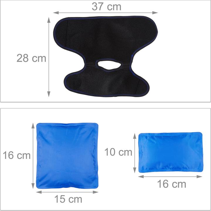Actual product image Relaxdays Foot Cooling Pad, Ankle Bandage (One size)