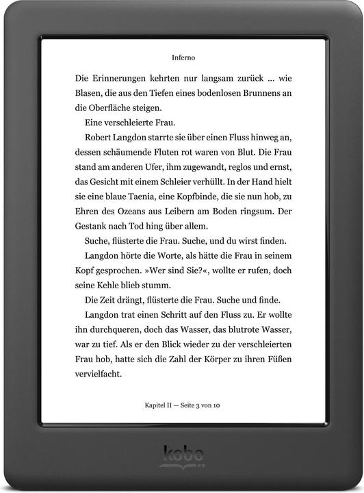 Produktbild Kobo Glo HD (6", 4 GB, Schwarz)