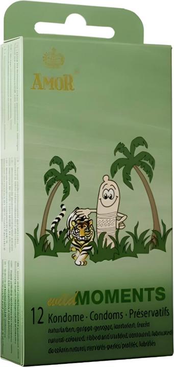 Immagine prodotto Amor Wild Moments" 12 preservativi sagomati con scanalature e nodi (12 pz.)