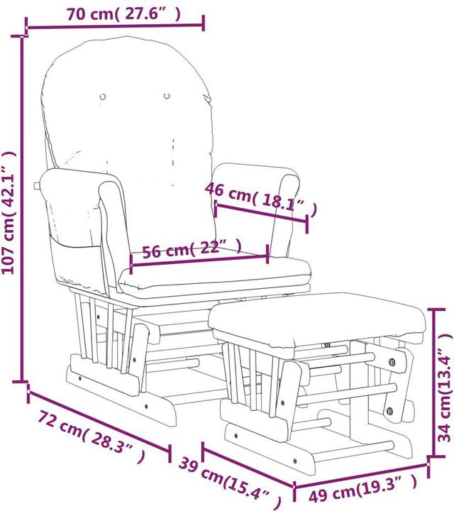Actual product image VidaXL Robertina