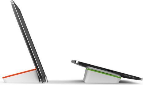 Just Mobile BlueLounge Nest, Tablet Ständer mit Mehrwert - Grün (iPad, IPad 2)
