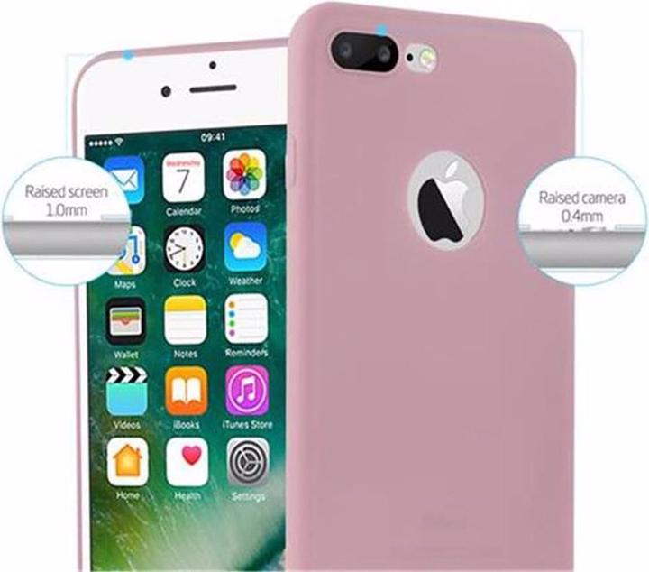 Productafbeelding Cadorabo TPU Candy Cover (Apple iPhone 8 Plus, Apple iPhone 7s Plus, Apple iPhone 7 Plus)