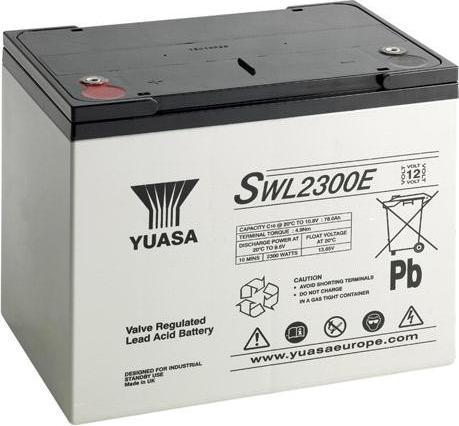 Actual product image Yuasa SWL2300E 12V 80Ah UPS battery - Longlife (12 V, 80 Ah)