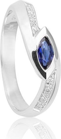 Actual product image Breuning RING - E.SAFIR/Brill. 0,052 Ct. H/si (59, 585/14 K Gold)