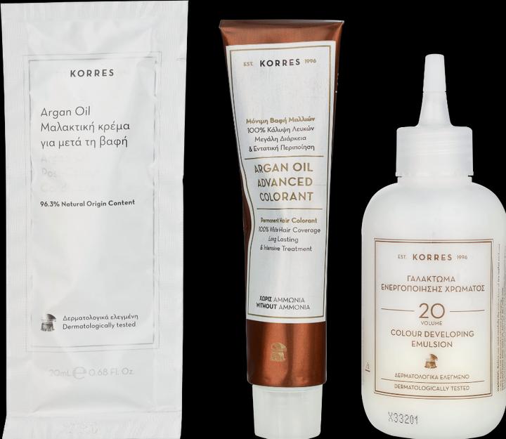 Actual product image Korres Argan Oil Hair Colour (No. 7.7 - Mocha)