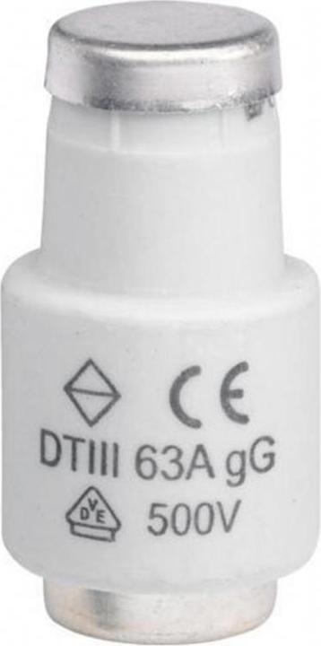 Produktbild Hager Sicherung DIII E33 63A gG 500V (63 A, Träge)