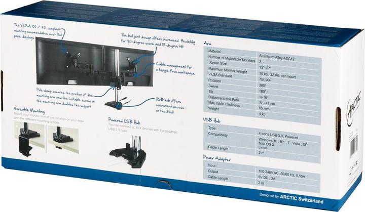 Produktbild Arctic Z2 Pro (Tisch, 34")