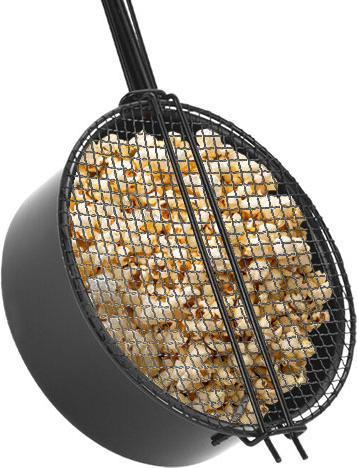 Produktbild Casativo Popcorn-Topf, Outdoorpfanne mit extralangem Stiel
