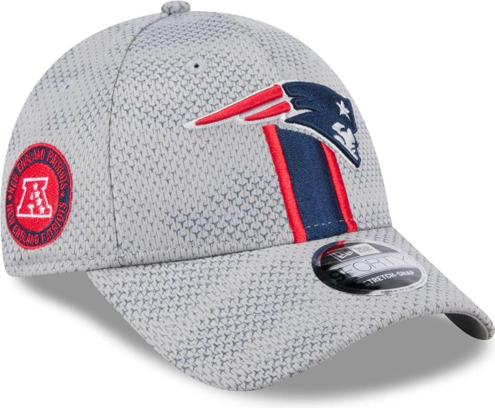 Produktbild New Era 9Forty Stretch Cap SIDELINE New England Patriots gry (One Size)