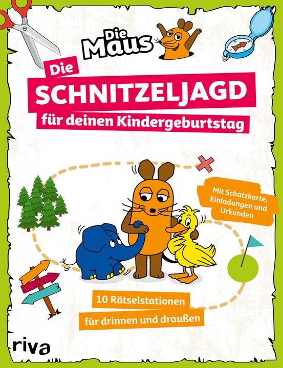 Actual product image Die Maus - Die Schnitzeljagd für deinen Kindergeburtstag (German, Riva Publishing House, 2021)