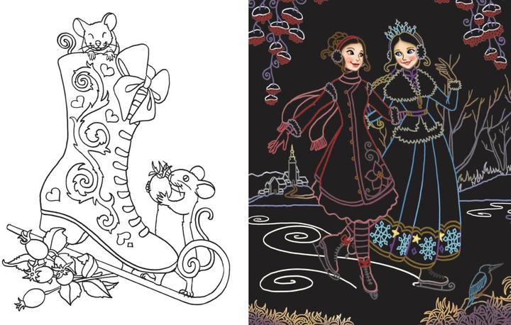 Produktbild Die Schneekönigin Kritzel-Kratzel-Buch für Kinder ab 5 Jahren (Deutsch, 2021)