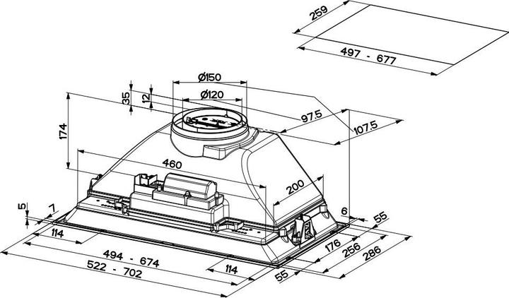 Image du produit Inka Smart C Lg A52 (Hotte écran plat)