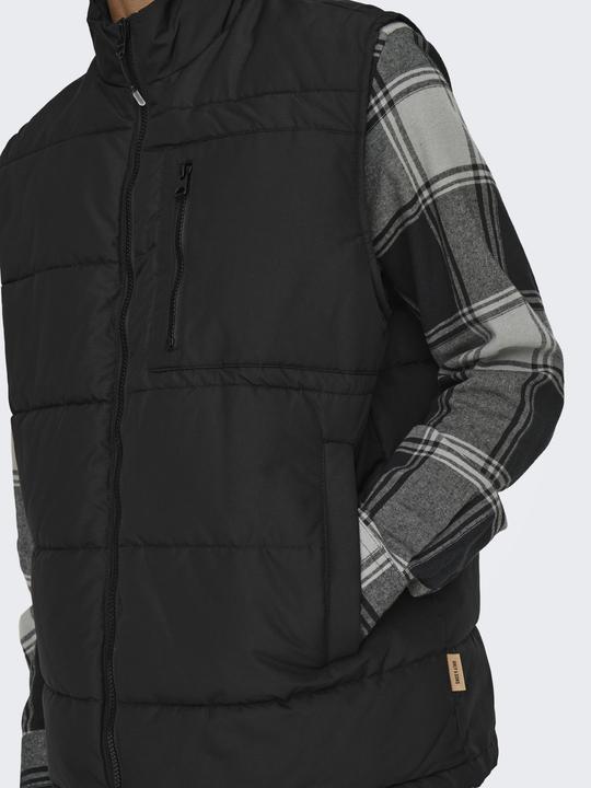 Immagine prodotto Only & Sons Gilet a collo alto trapuntato (M)