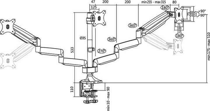 Image du produit LogiLink BP0052 (Tables, 32")