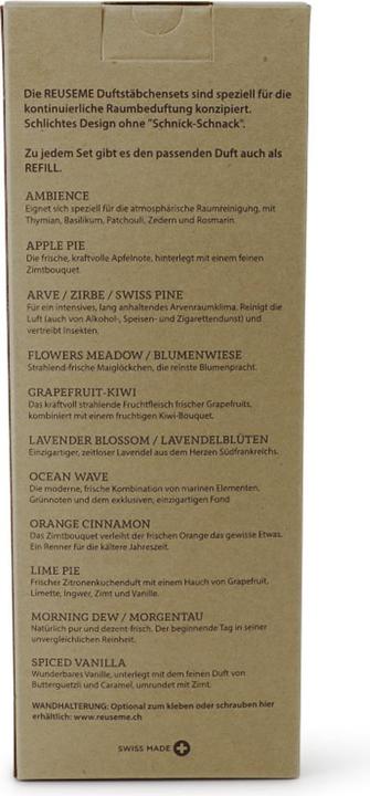 Productafbeelding ReUseMe Geurstokjes Set Zwitserse den, Zwitserse den, Zwitserse den (200 ml)