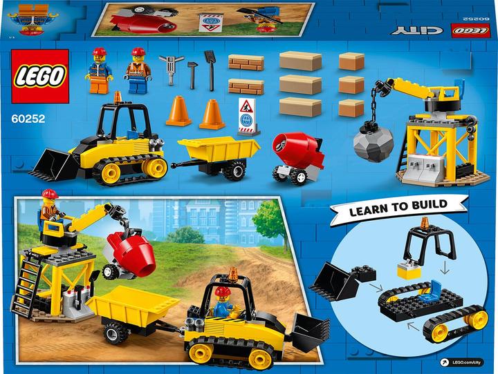 Actual product image LEGO Excavator on the construction site (60252, LEGO City)