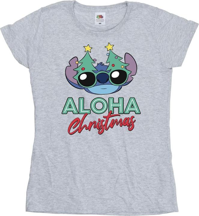 Produktbild Disney Lilo And Stitch Christmas Tree Shades TShirt (S)