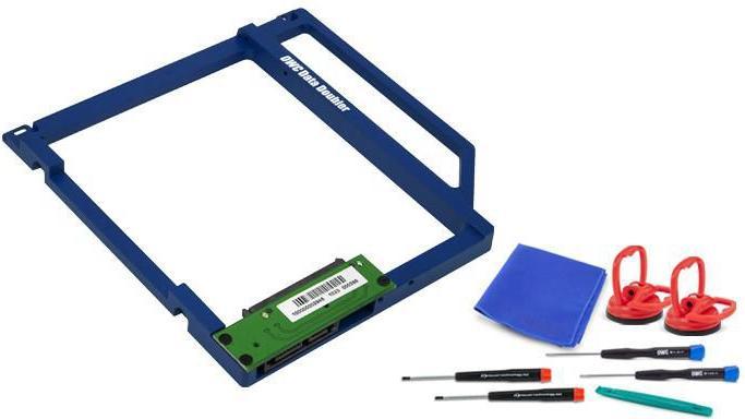 Actual product image OWC Data Doubler for iMac 2009-2011 Optical Bay Hard Drive / SSD Mounting Solution