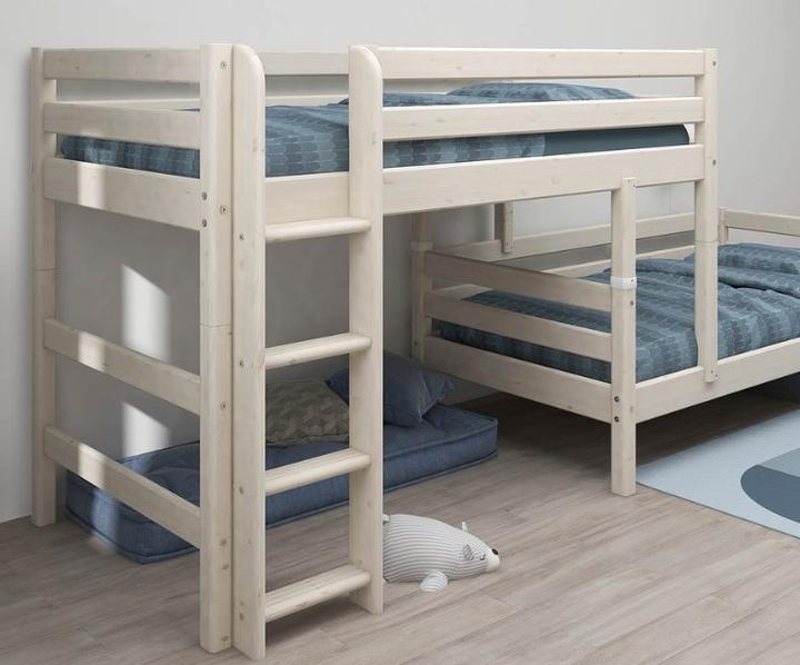 Actual product image Flexa Medium height combi bed Classic with straight ladder (90 x 200 cm)
