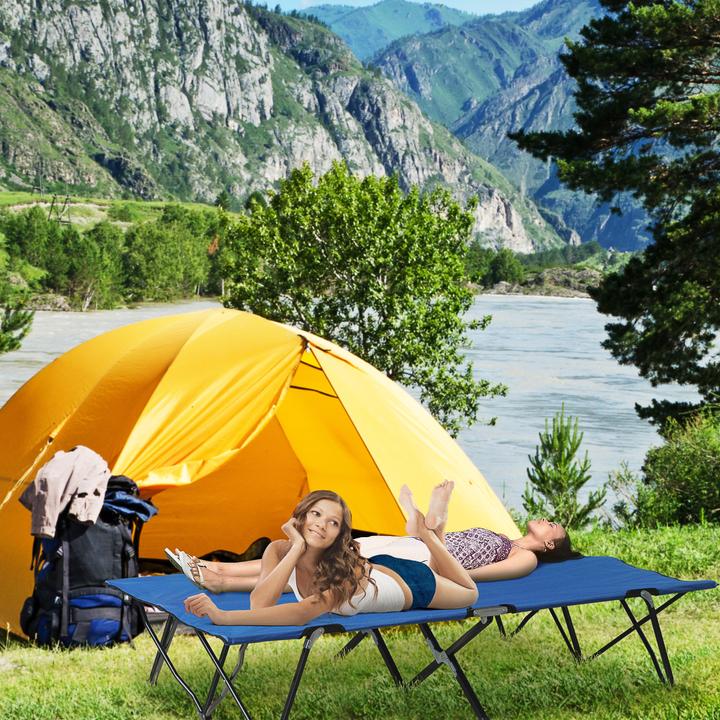 Actual product image Outsunny Camp bed with carry bag