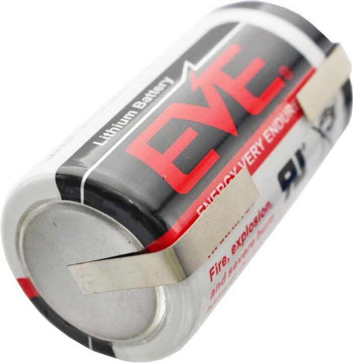 Immagine prodotto Eve Batterie Batterie ER34615 D S, ER34615DSEVE, mit Lötfahnen in U-Form (1 pz., D, 19000 mAh)