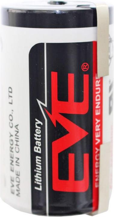 Immagine prodotto Eve Batterie Batterie ER34615 D S, ER34615DSEVE, mit Lötfahnen in U-Form (1 pz., D, 19000 mAh)