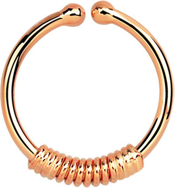 Immagine prodotto Star Piercing Fake Septum mit Seilwindung rosegold (Argento 925)