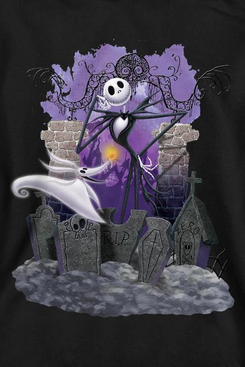 Actual product image The Nightmare Before Christmas Unisex Adult Jack Skellington Grave Sweatshirt (M)