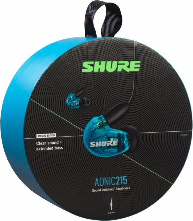 Actual product image Shure Aonic 215 Uni (NC, Cable)