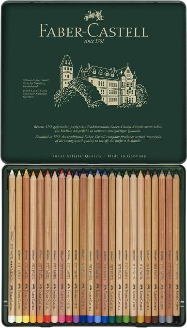 Image du produit Faber-Castell Crayon de couleur PITT PASTELL (Multicolore, 24 x)
