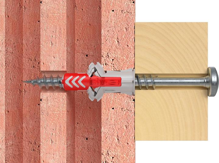 Actual product image Fischer SB Nylon plug Duopower with screw (8 pcs.)