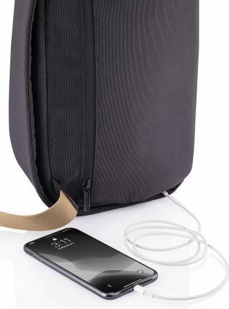 Actual product image XD Design Crossbody Backpack Bobby Sling - Black (P705.781) (4 l)