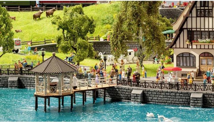 Image du produit Noch 14264 H0 Pavillon événementiel Pont de pêche