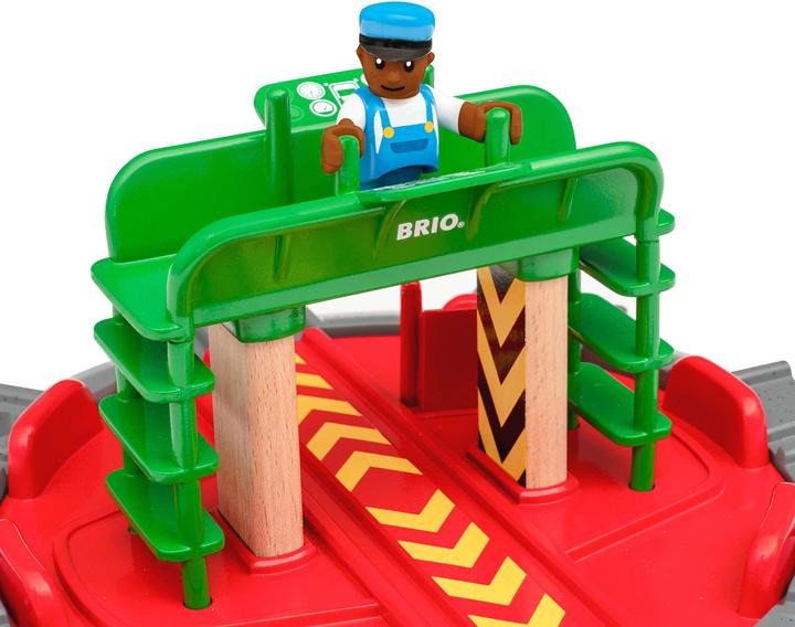 Produktbild Brio Lok-Drehscheibe mit Kontrollbrücke