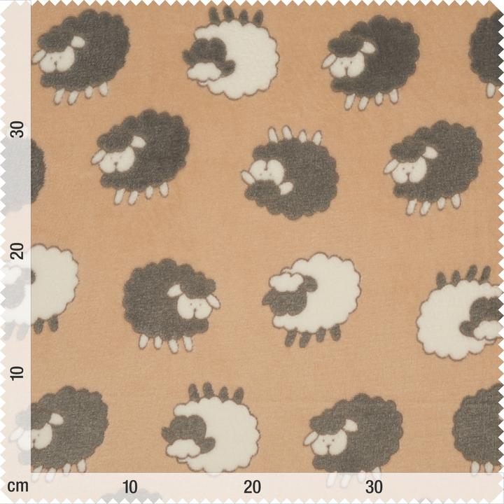 Image du produit VBS Tissu polaire "Moutons", largeur 150 cm, vendu au mètre