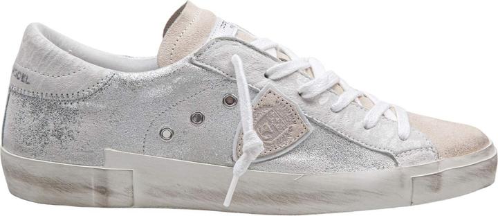 Produktbild Philippe Model sneakers prsx low in laminated leather silver (39)