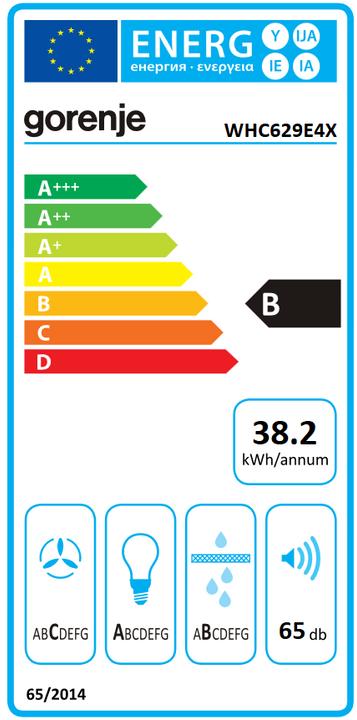 Energie-Label Gorenje Kaminhaube (Wandhaube)