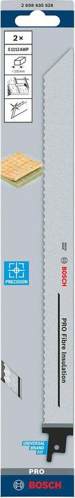 Image du produit Bosch Professional Zubehör PRO Fibre Insulation S1213AWP Feuille, 1,5 x 22 x 300 mm, 2 pcs.