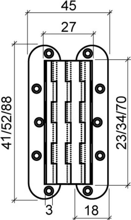 Actual product image OK-Line Furniture hinges SEPA