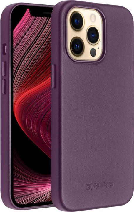 Image du produit QiAlino Coque cuir véritable (compatible MagSafe) (Apple iPhone 13 Pro Max)