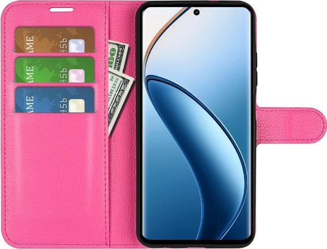 Produktbild MU Classic Litchi Leder Bookcover Series (Realme 12)