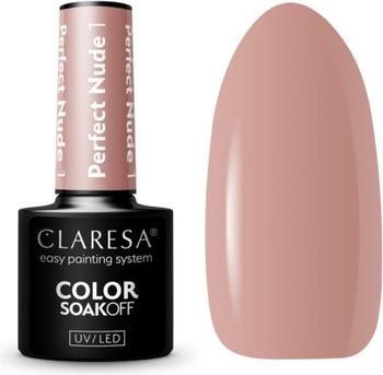 Claresa 01 Perfekter Nude UV-Nagellack 5ml (Beige, Farblack)