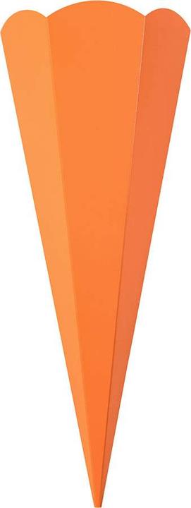 Produktbild trendmarkt24 XL Schultüte orange Rohling gross Zuckertüte Einschulungstüte Erstklässler (1 x)