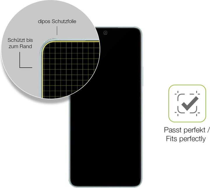 Produktbild Dipos Full Cover Schutzfolie Matt (1 Stück, Honor X60)