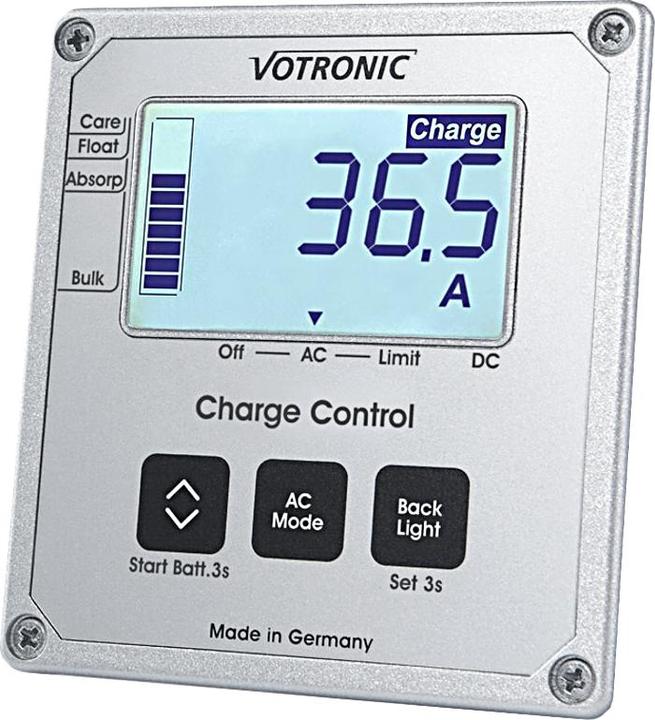 Produktbild Votronic 1247 LCD-Charge Control S (Für VAC-Triple-Serie) (Solarstecker)