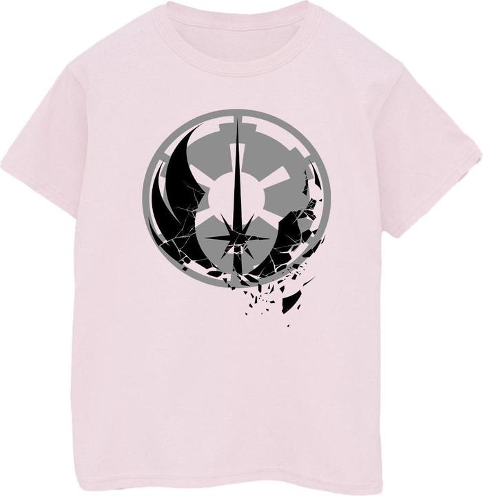 Immagine prodotto Star Wars Obi-Wan Kenobi Fractured Logos Maglietta Ampia Donna (M)