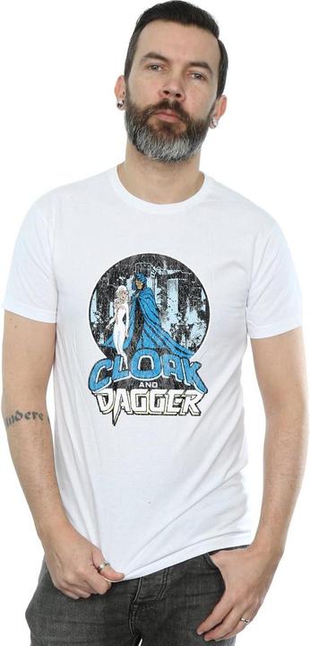 Actual product image Mens Cloak And Dagger Retro T-Shirt (XXL)