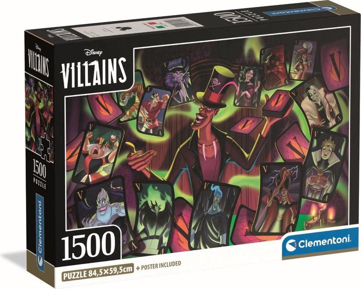 Produktbild Clementoni Puzzle 1500 Compact Disney Vilains