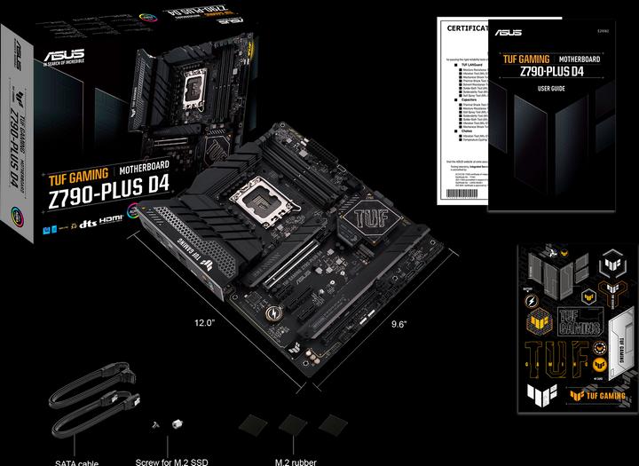 Image du produit ASUS TUF GAMING Z790-PLUS D4 (LGA 1700, Intel Z790, ATX)